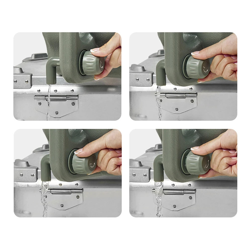 FZCSPEED Water Container with Faucet Camping Portable Water Reservoir Multifunctional for Camping and Hiking Outdoors