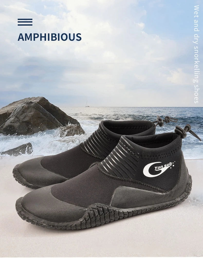 Adults Neoprene Scuba Snorkeling Water Sports Diving Shoes Waterproof Hunting Surfing Kayaking Drift WetSuit Athletic Swim Shoes