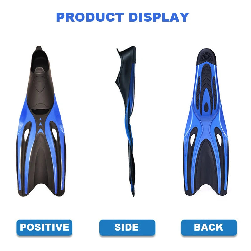 Rubber Snorkeling Swimming Fin Aquatic Sports Beach Shoes Professional Adults Flexible Comfort Non-slip Swimming Diving Fin Gift