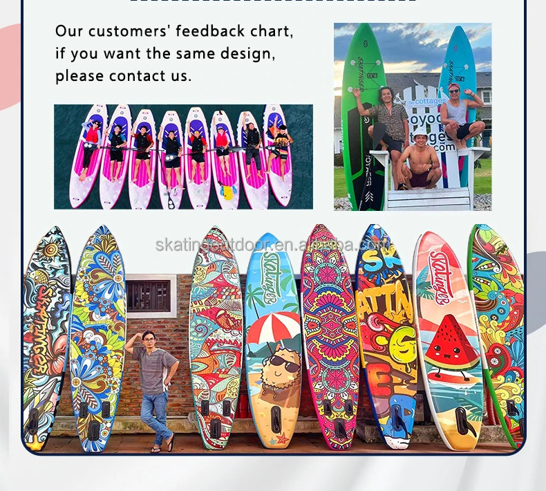 Skatinger Inflatable Foil Board Wingsurfing  HydroFoil surf boards inflatable sup kitesurfing foil board 145l