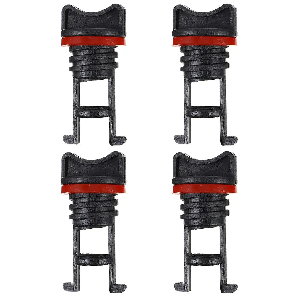 4Pcs Kayak Drain Plugs Waterproof Rubber Stopper Easy Install Replacement for Canoe Boat Kayak Supplies Boat Drain Plug