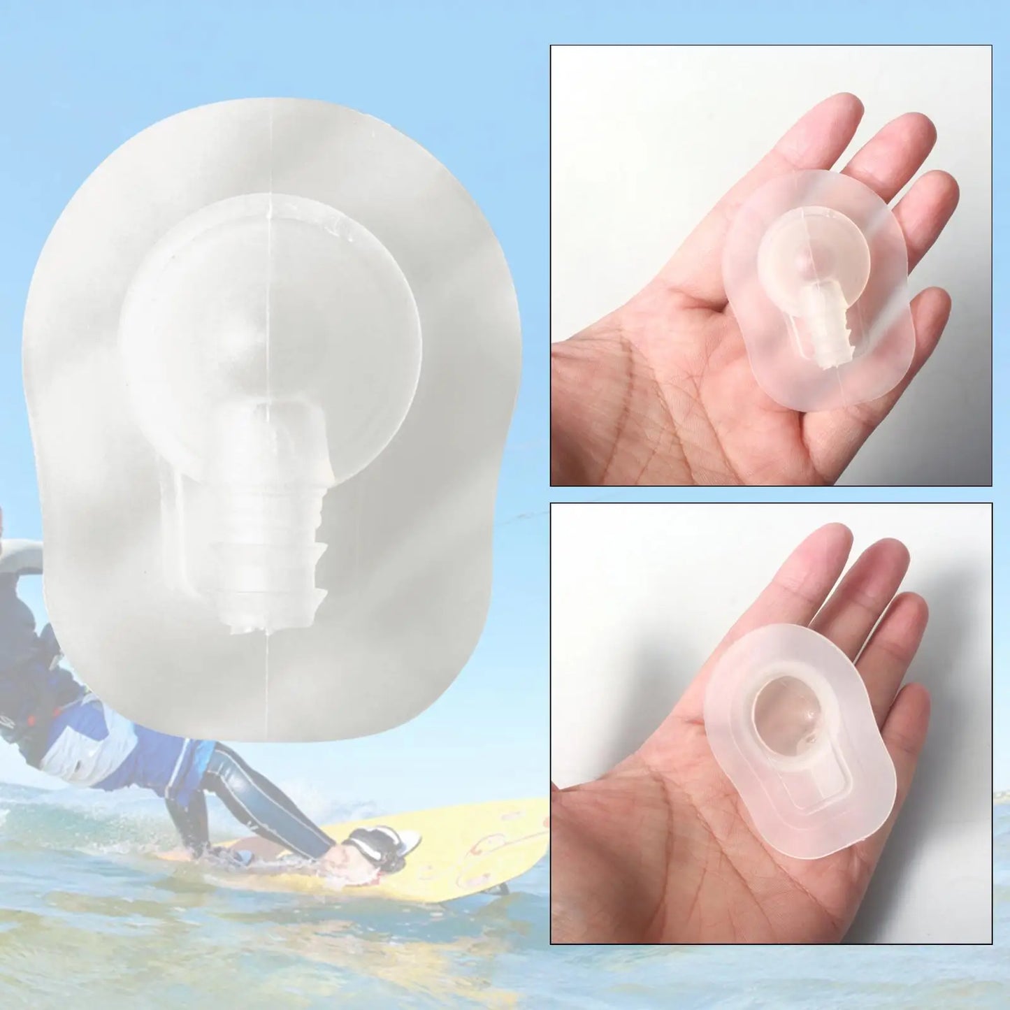 90 Degree Kitesurfing Kite Valve Air Inlet Valve for Kite Repair , TPU Durable, 57x45mm