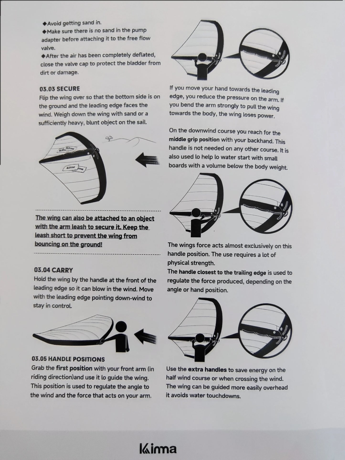 New Product Polyester Material Durable Anti Sun Easy Foiling Windfoil Wingsurf Wing Foil For Sup & Hydrofoil