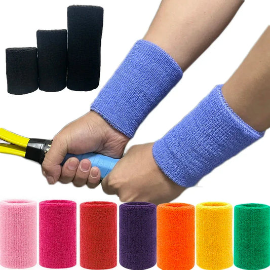 1Pcs Towel Sports Wristbands Tennis Sweat Bands Wrist Guard For Basketball Volleyball padel Fitness Sweatbands Wrist Wrap Cuff