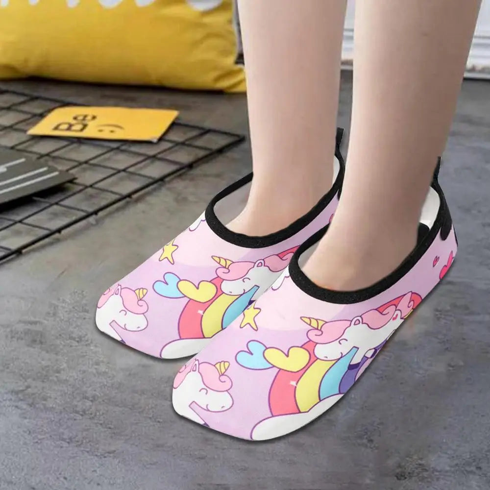 Quick Dry Summer Beach Shoes Non-Slip Diving Socks For Swimming Pool Surfing Snorkeling Water Sport Fins Flippers Adults Kids