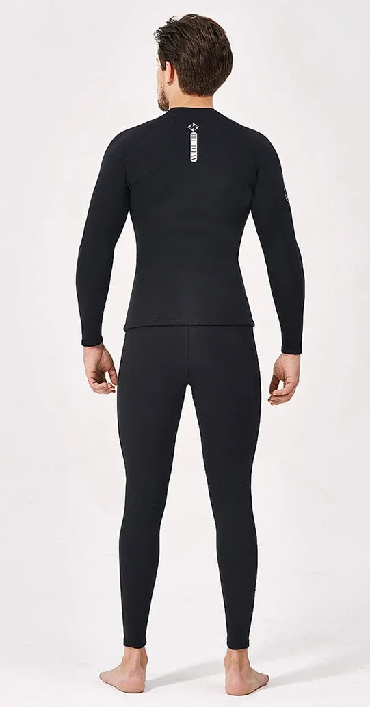 Wetsuit Jacket 2mm Neoprene Pant for Men Women Tops Long Sleeve Black Grey For Kayak,Skin Dive, Surfing Suit,  Diving Gear