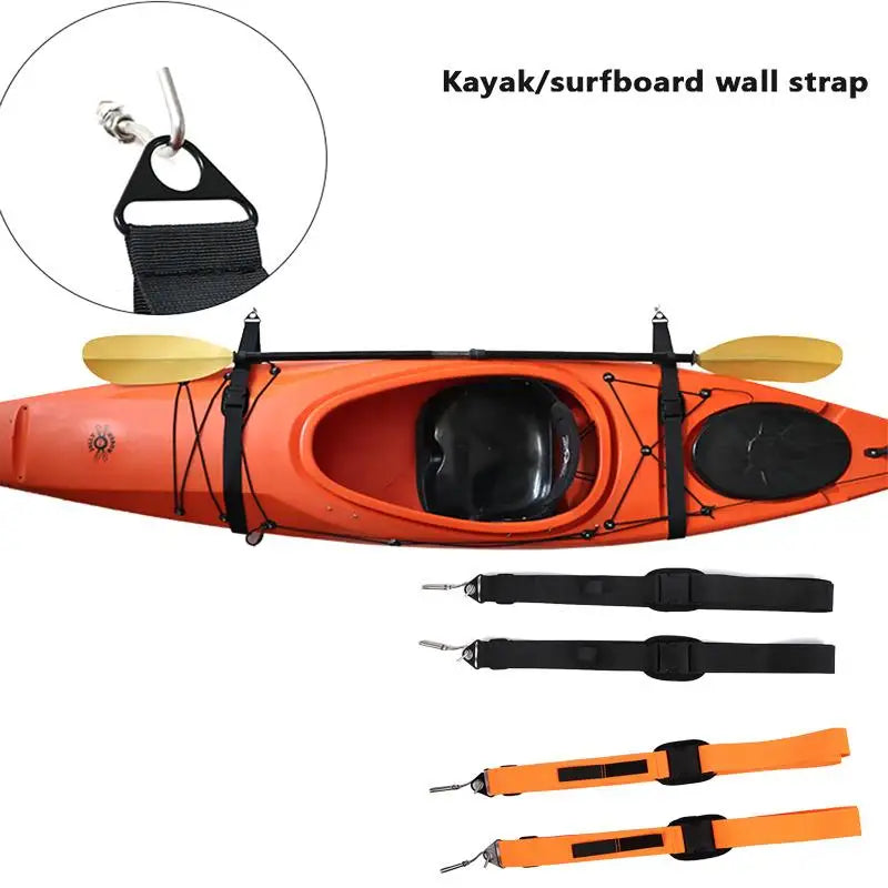 Prancha de surf ajustável transportando alças de ombro rack de armazenamento acolchoado tiras de parede para caiaque sup paddle board prancha cinto de armazenamento
