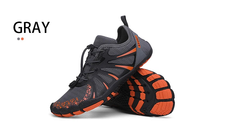 Men's Water Shoes Rubber Soles Nonslip Breathable Fast Drying Shoes Leisure Climbing Beach Swimming Shoes 2024 New