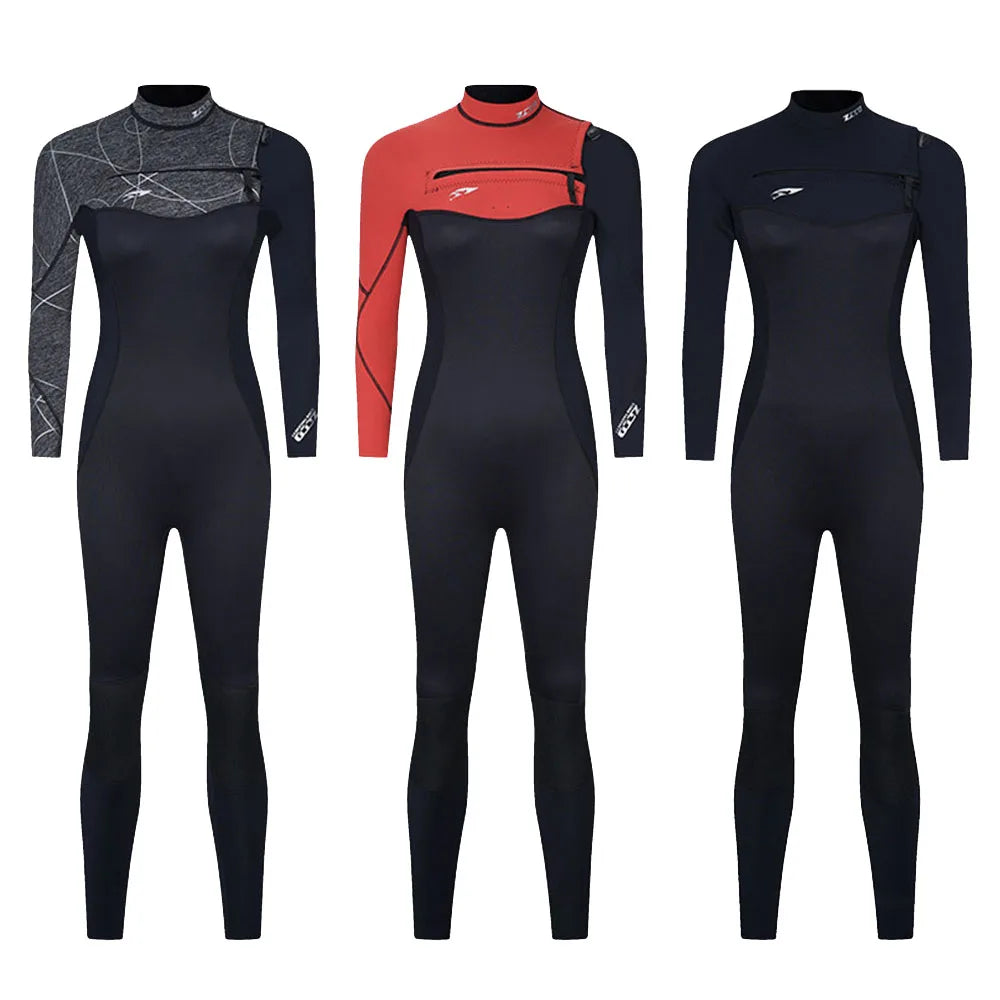 3MM Neoprene Wetsuit Men Women Surf Scuba Diving Suit Equipment Underwater Fishing Spearfishing Kitesurf Swimwear Wet Suit