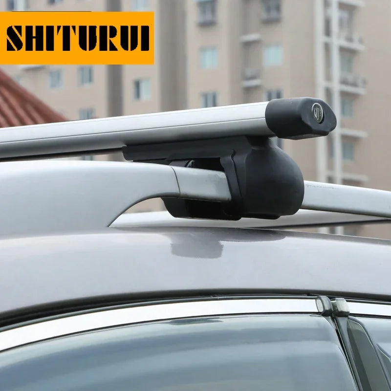 Universal 135CM Car Roof Racks Cross Bars Crossbars 75kg 150LBS For Car With Side Rails Work With Kayak Cargo Ski Racks