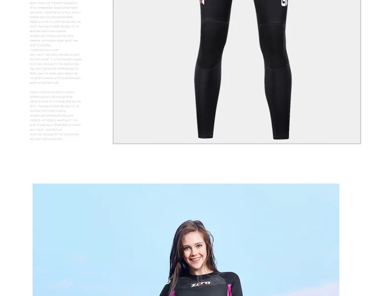 Wetsuit Men Women 3mm Neopreno Surf Suit Kitesurf Winter Swimwear Roupa De Mergulho Swimsuits Rash Guards Scuba Diving Suit