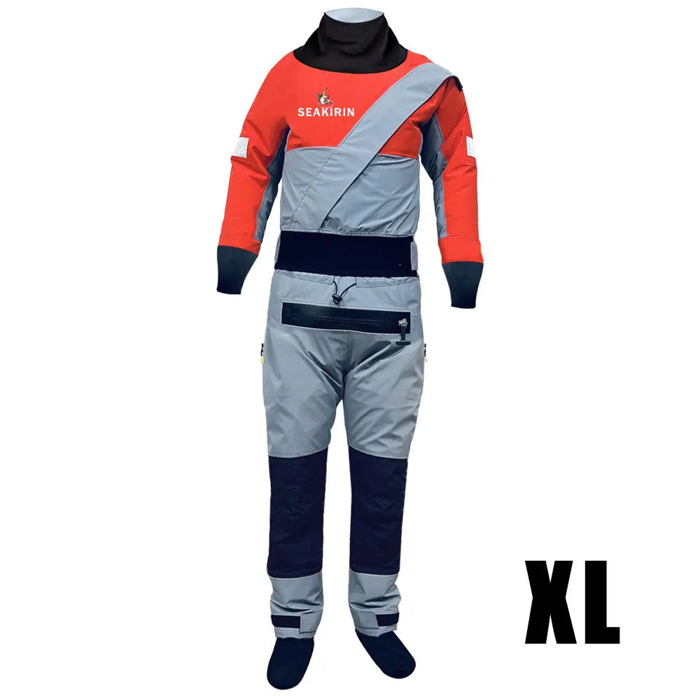 3-Ply Mens Semi-Dry Suit Breathable Warm Paddling Drysuit Wetsuit for Kids to Aduct Angler Kayak Fishing ATV&UTV Riders Clothing