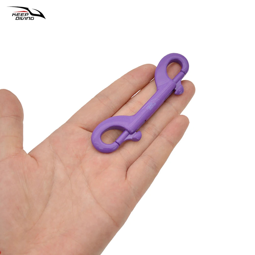 1 PCS KEEP DIVING 316 Stainless Steel Scuba Diving Double Ended Hook Accessory For Equipment BCD Chioce Snap Bolt kit Quick Draw