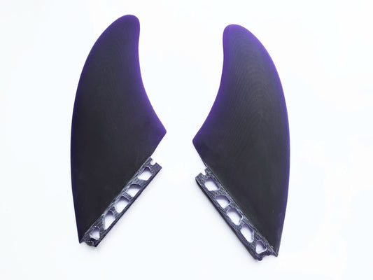 FUTUER / FCS1 +TWIN Surfboard Fins Purple Surfboard Fins Fiberglass Sea Recreation Surfboard Accessories Fins High-Value Surfboa