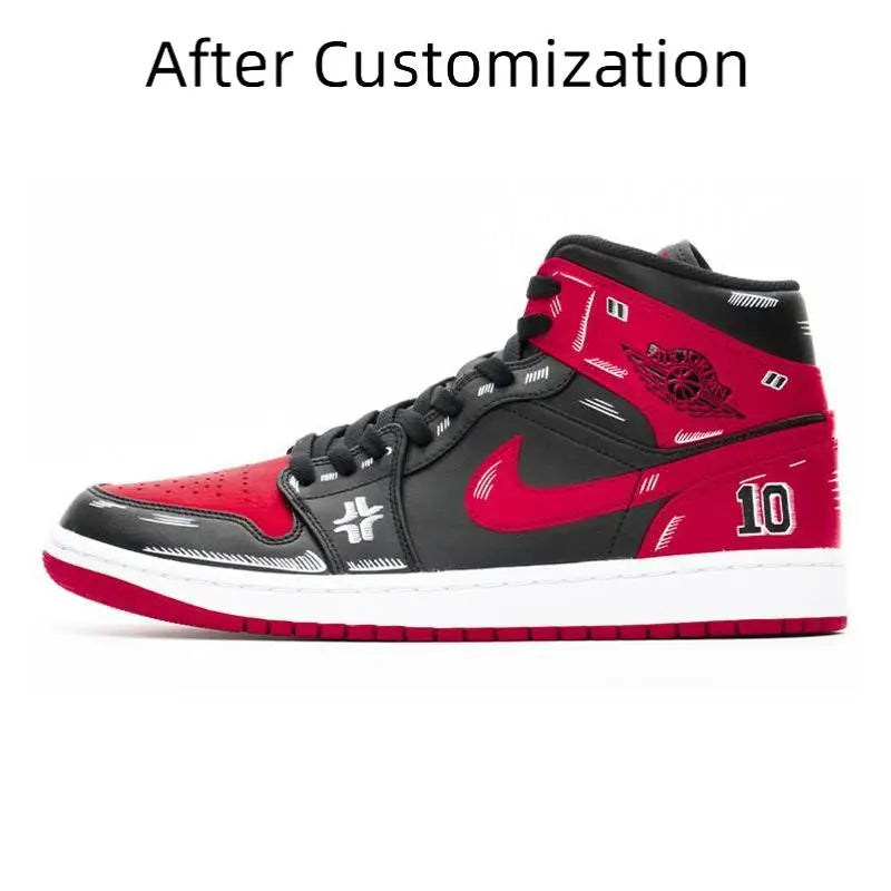 【Customize】Jordan Air Jordan 1 Vintage Basketball Shoes Men Sneakers shoes 554724-074
