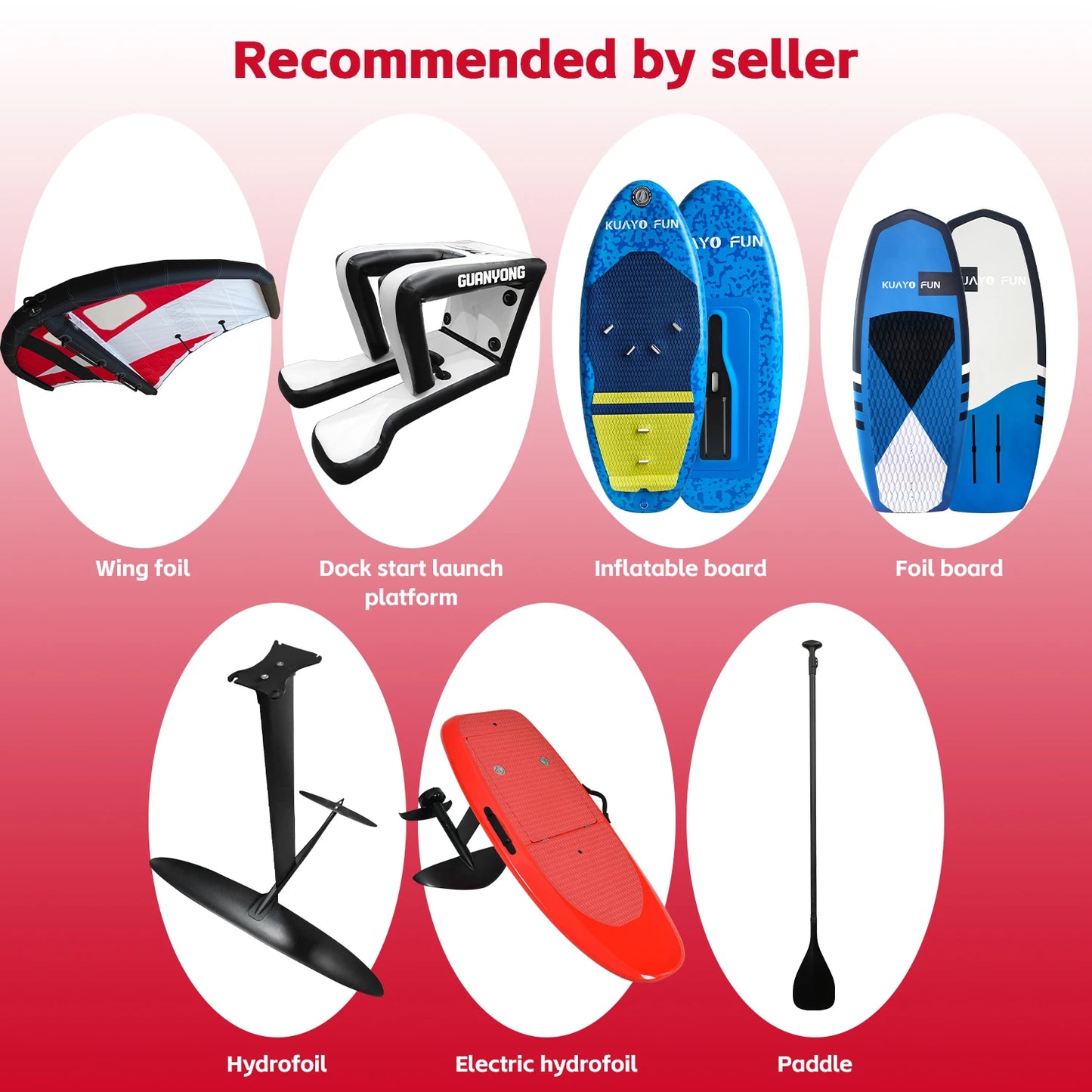 2026 Hot Sale 5M Carbon Handle Hard Inflatable Wing Foiling Favorite Surf Hydrofoil Windsurf Kite Wind Surfer Board Sail Factory