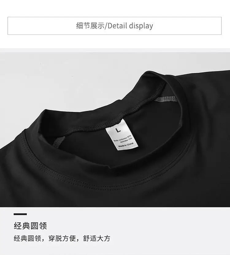 Male Jogging Vest Men Summer Fitness Tank Top Men's Outdoor Mesh Breathable Undershirt Round Collar T-shirt Man Sports Tank Top