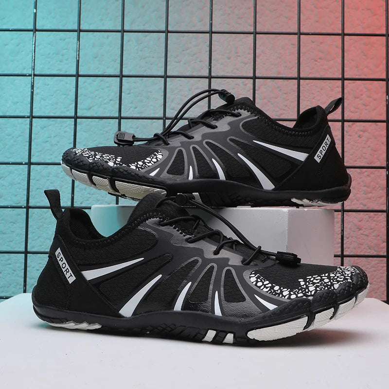 Men's Water Shoes Rubber Soles Nonslip Breathable Fast Drying Shoes Leisure Climbing Beach Swimming Shoes 2024 New