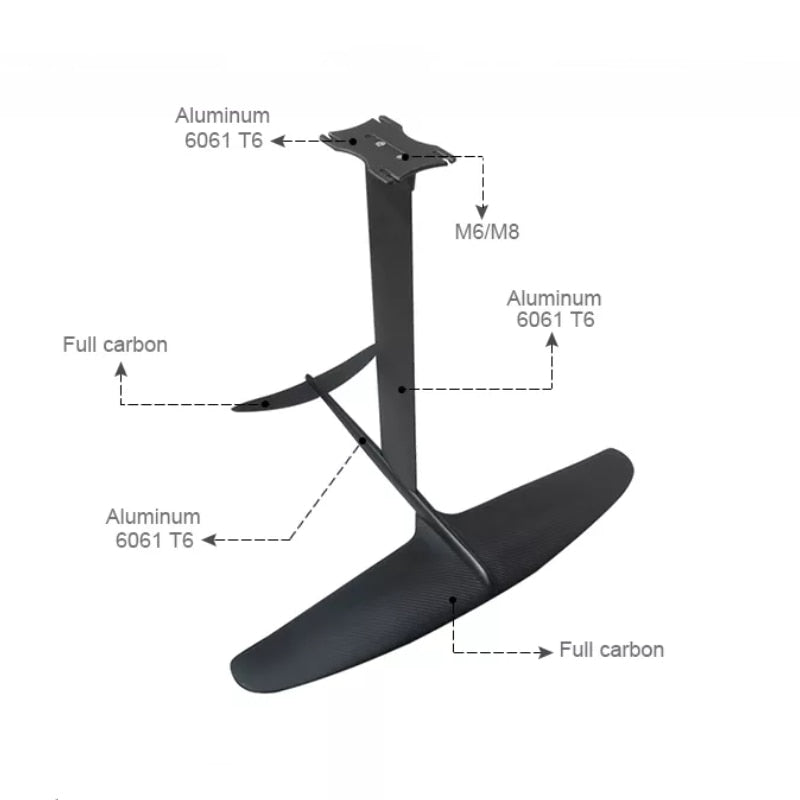 Surfing Wing Foil Hydrfoil Carbon&aluminum SUP Paddle Board Wingsurf Hydro Foil