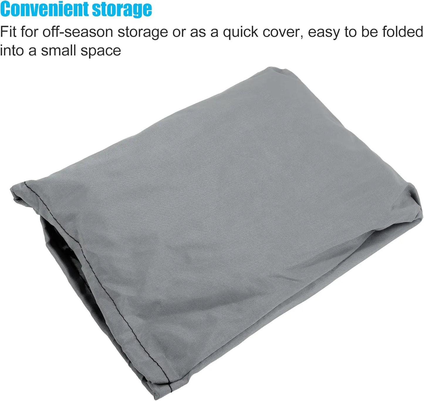 Grey Universal Waterproof 6-225HP Outboard Motor Engine Boat Cover 210D Oxford Fabric Dustproof Cover Marine Engine Protector