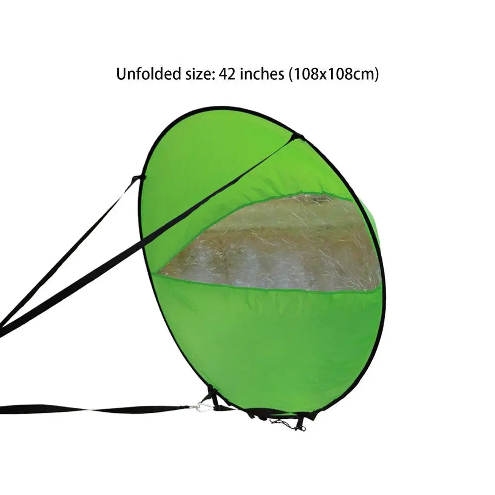 Wind Sail For Paddle Board Windsurfing Sails Paddleboard Kayak Sails With Clear Window Easy-to-Attach Paddle Board Shade Boating