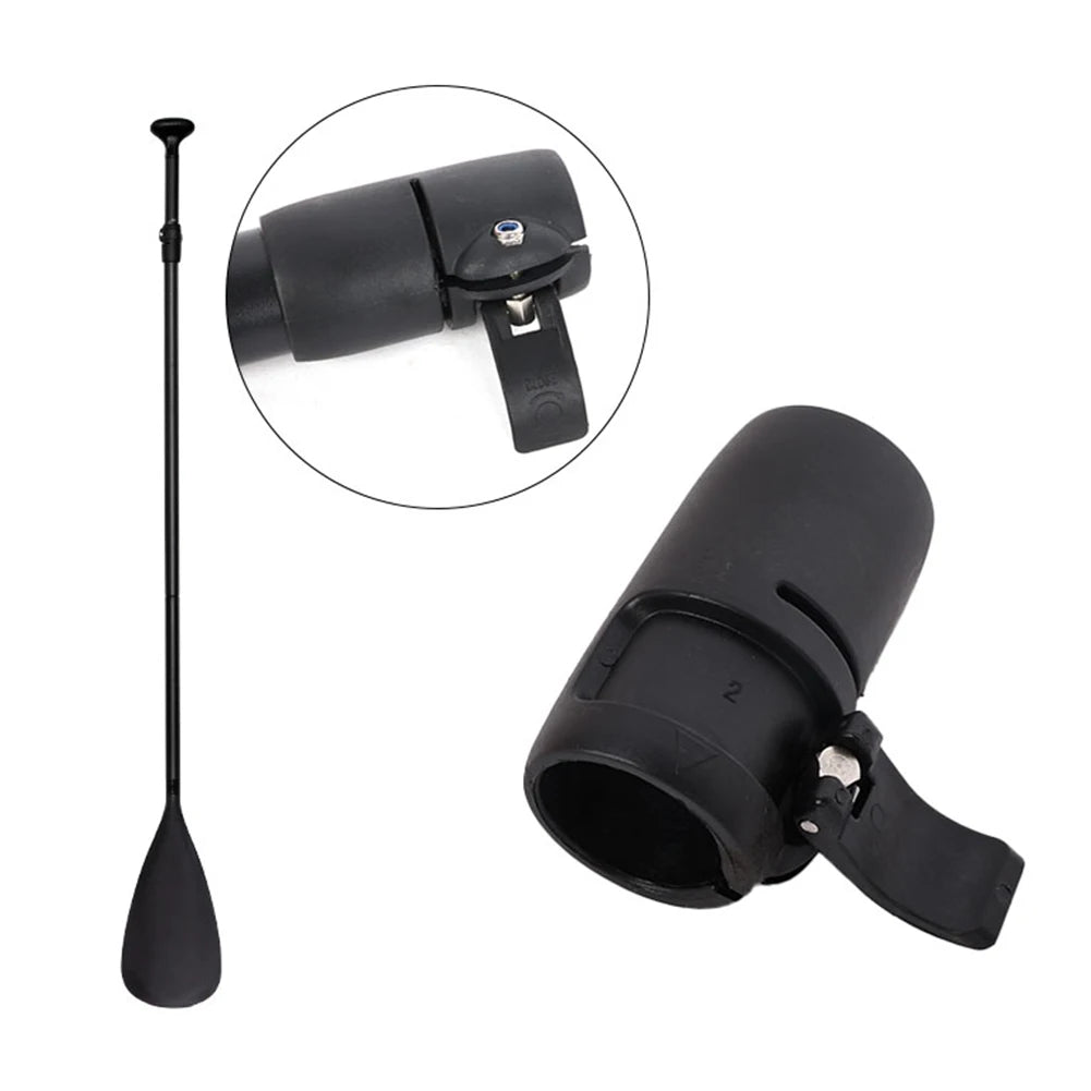 For Paddle Shaft SUPS Paddle Clamp Kayaking Outdoor Stainless Steel Water Sporting Weight 42g 6.9*2.9*2.6cm Black Canoeing