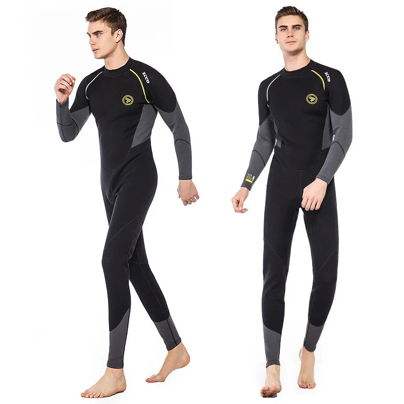 Wetsuit Men Women 3mm Neopreno Surf Suit Kitesurf Winter Swimwear Roupa De Mergulho Swimsuits Rash Guards Scuba Diving Suit