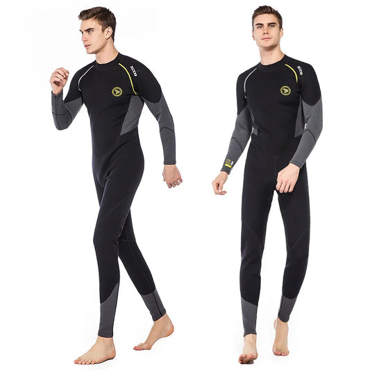 Wetsuit Men Women 3mm Neopreno Surf Suit Kitesurf Winter Swimwear Roupa De Mergulho Swimsuits Rash Guards Scuba Diving Suit