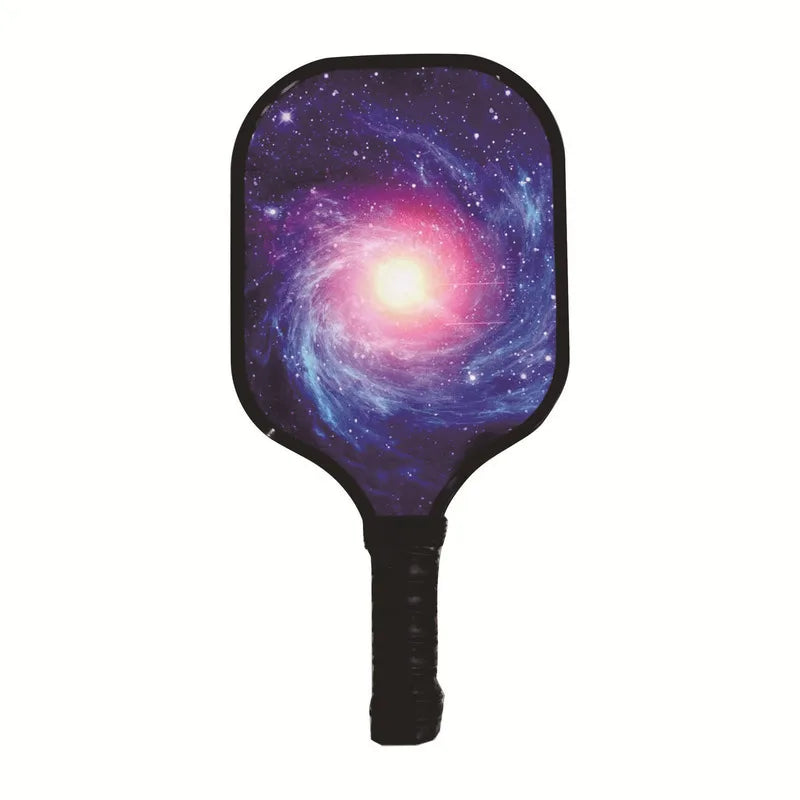 Cartoon Pattern Glassfiber Upgraded Version Pickleball Paddles Set 1 Rackets 1 Balls 1 Ball Bag Outdoor Sports Padelracket Set