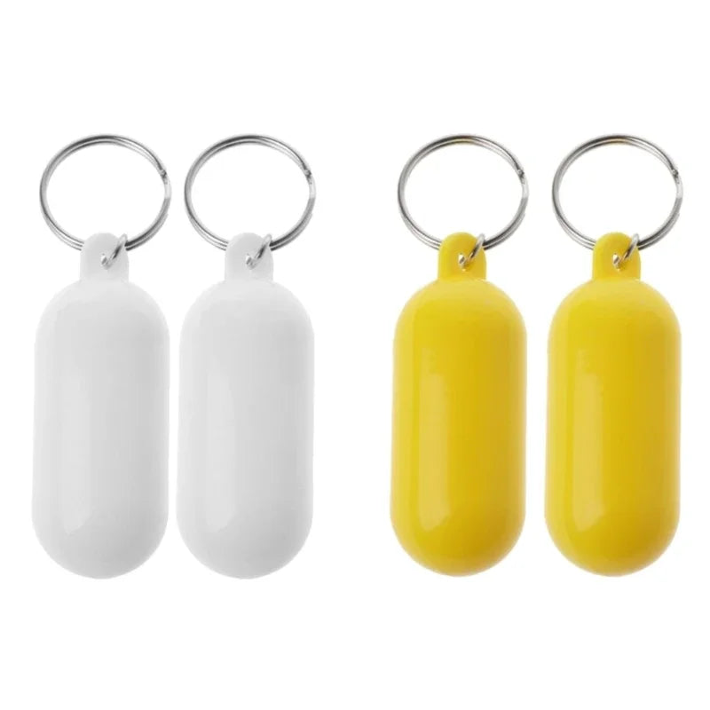 2x Kayak Floating Keyring Buoyant Key Rings Marine Sailings Boat Float Keychain