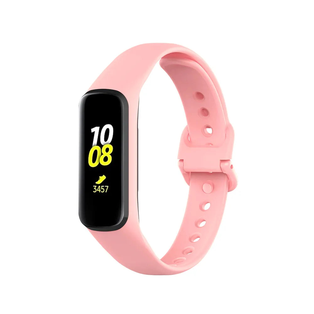 Soft Silicone Strap For Samsung Galaxy Fit 2 SM-R220 Smart Watch Band Sport Bracelet Replacement Wristband For Galaxy Fit2 Band