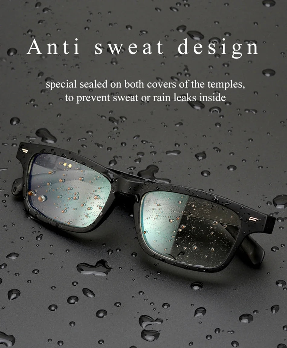 2024 Smart Glasses Wireless Bluetooth Music Glasses Smart Anti-Blue Light HD Bluetooth Call Outdoor Sports Polarized Sunglasses
