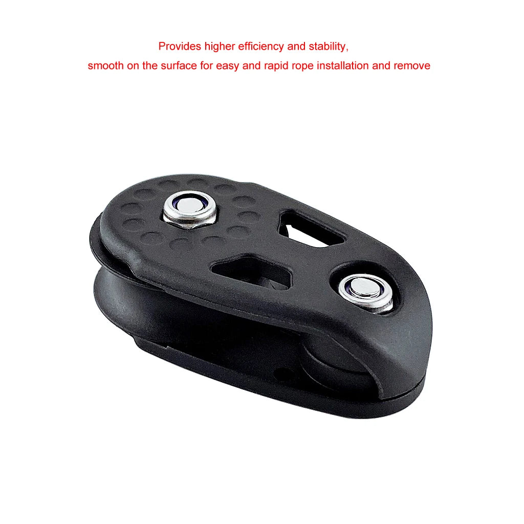 Nylon Pulley Kayak Boat Rope Block Marine Sheave Lifting Anchor Wheel Accessories Sailing Dinghy Outdoor Water Sport Hardware