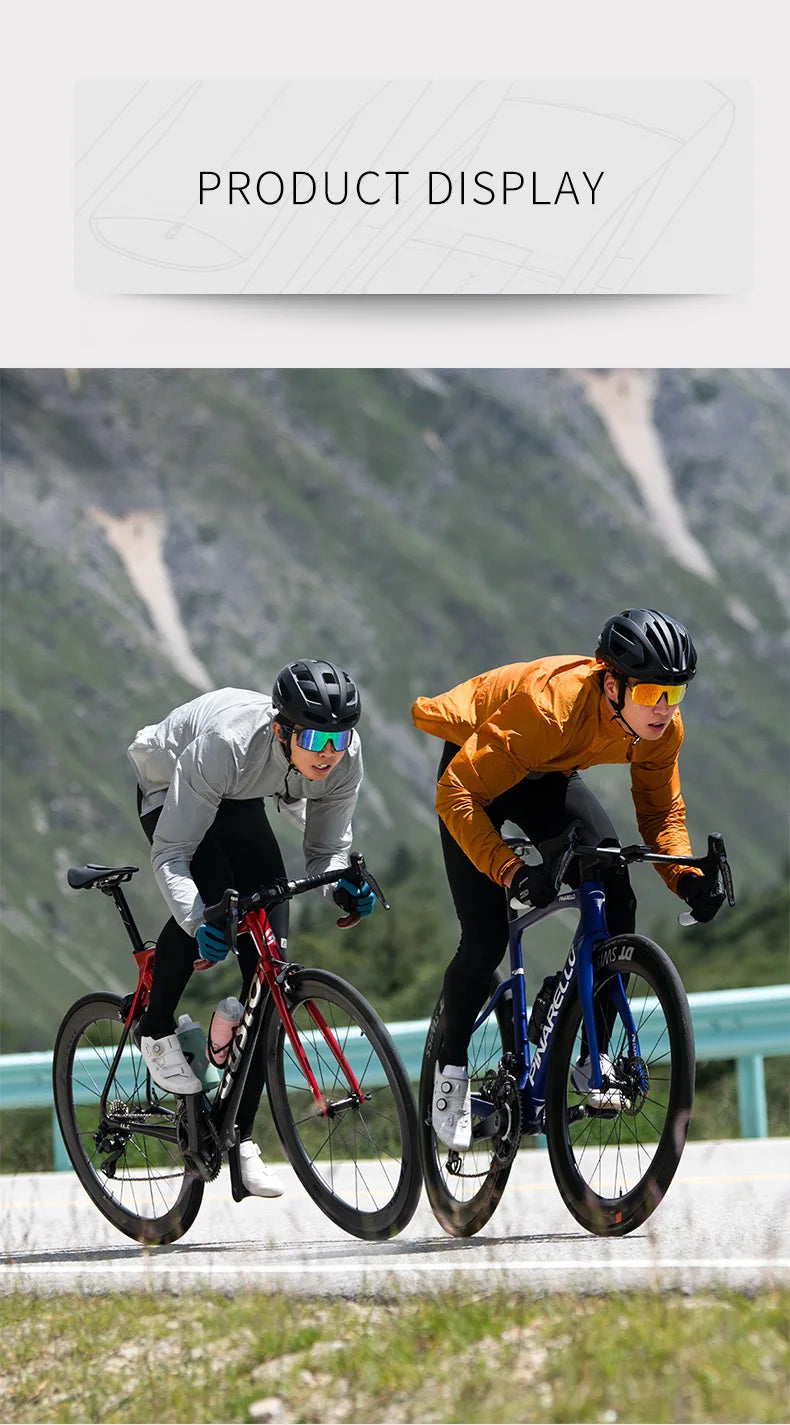 Lameda Cycling Jackets Windproof Waterproof Long Sleeved Windbreaker Lightweight Bike Riding Jacket With 3 Pockets Bicycle Coat