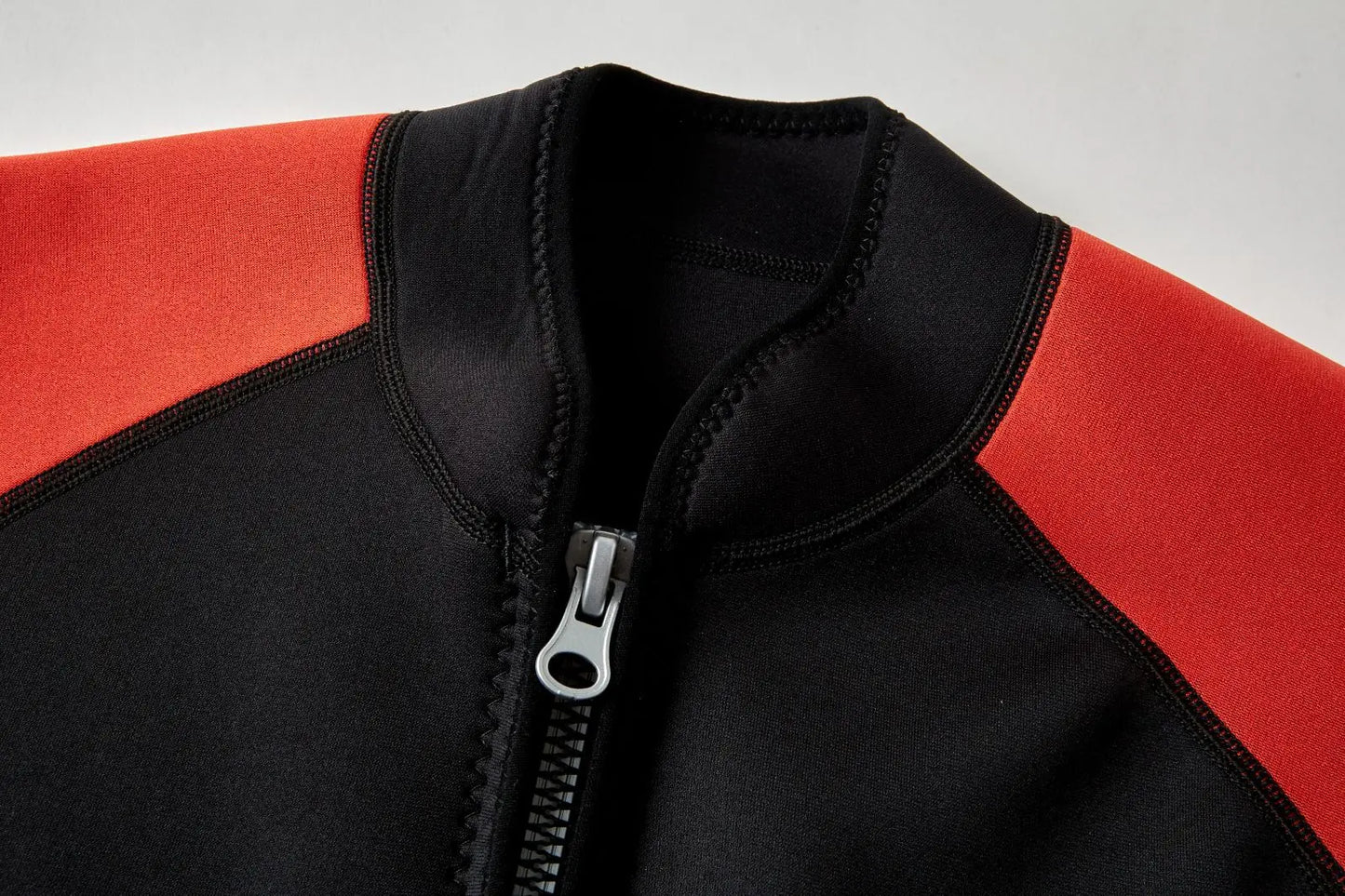Oulylan Warm Water Sports Surf Diving Swimming Men's Split Long Sleeve Surf Snorkel Top Jacket 2mm Neoprene Wetsuit