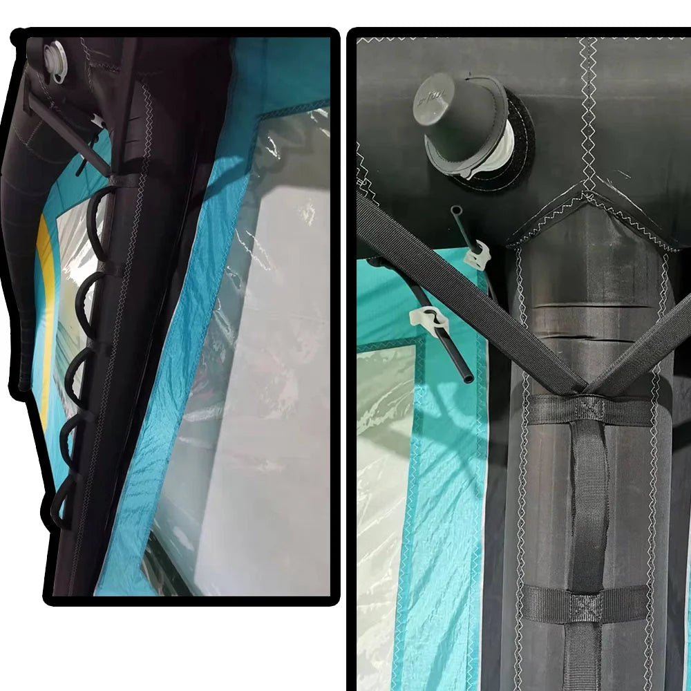 Inflatable kitesurfing kite wind fly wings surf hydrofoil kite for wing foil pack surfing wingsurf