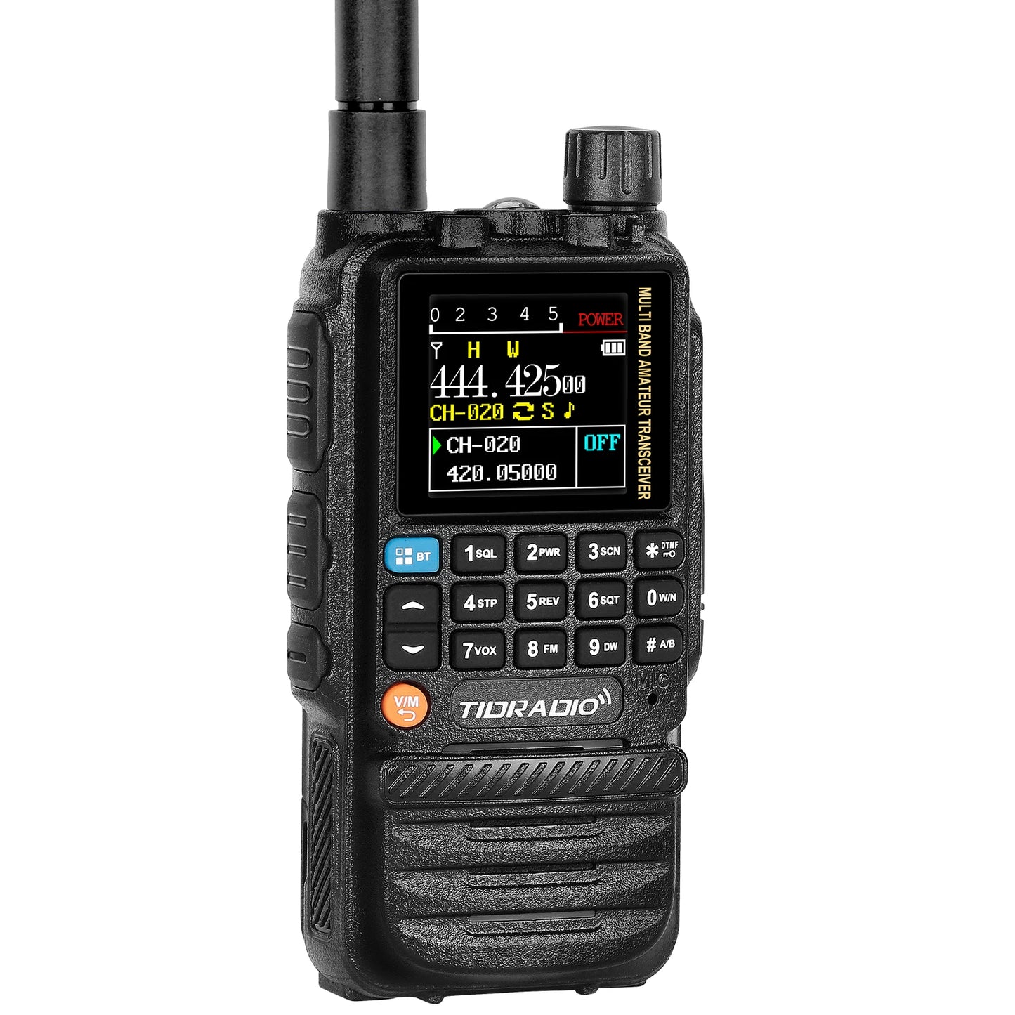 TIDRADIO H3 Professional Walkie Talkie Phone Dual PTT Air Band Long Range Radio APP USB Type-C Cable Programming HAM GMRS
