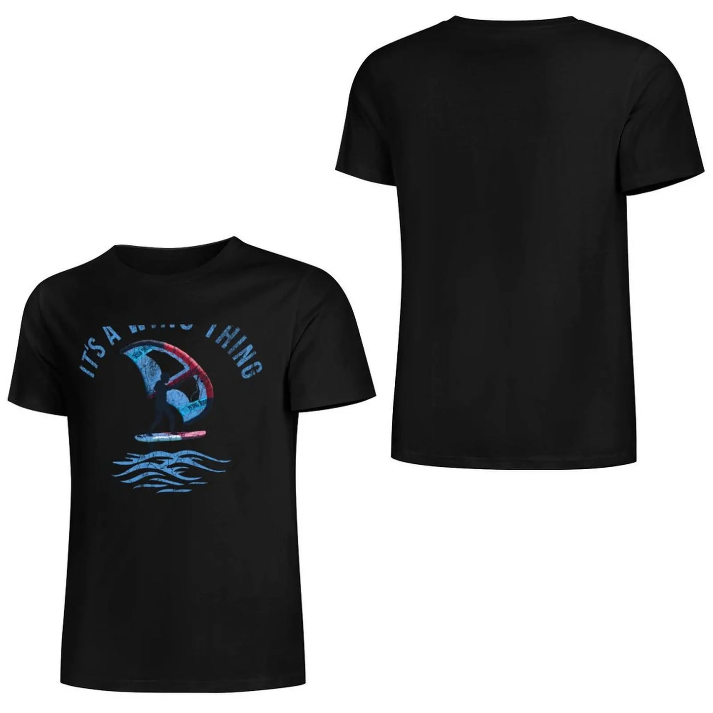 It's a wing thing Vintage Wing Foil Wing Surf Wingfoiler Wingsurfer T-Shirt plus sizes summer top tshirts for men