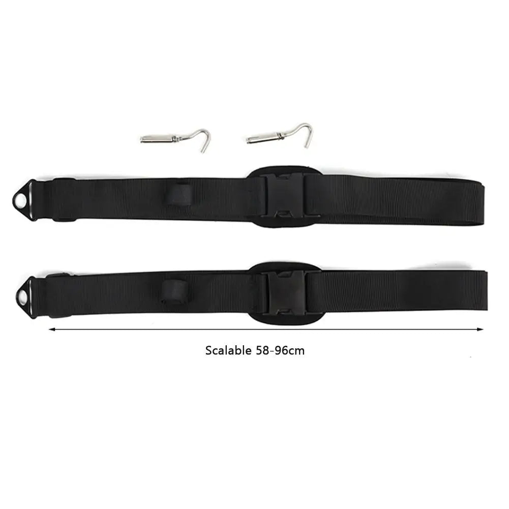 Prancha de surf ajustável transportando alças de ombro rack de armazenamento acolchoado tiras de parede para caiaque sup paddle board prancha cinto de armazenamento