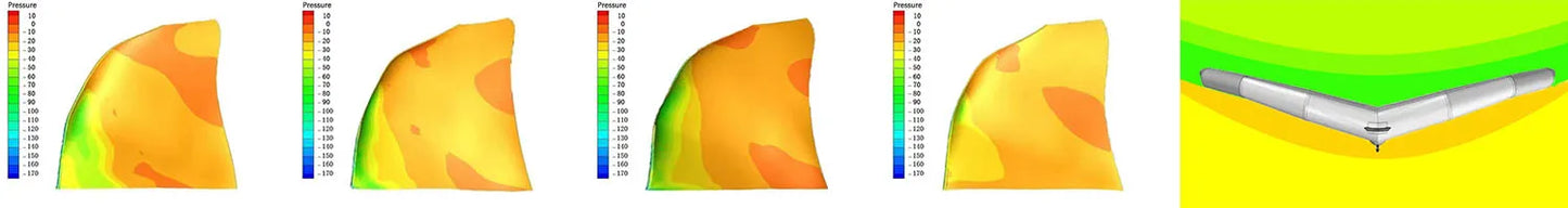 New Product  Polyester Material Durable Anti Sun Easy Foiling Windfoil Wingsurf  Wing Foil for Sup & Hydrofoil