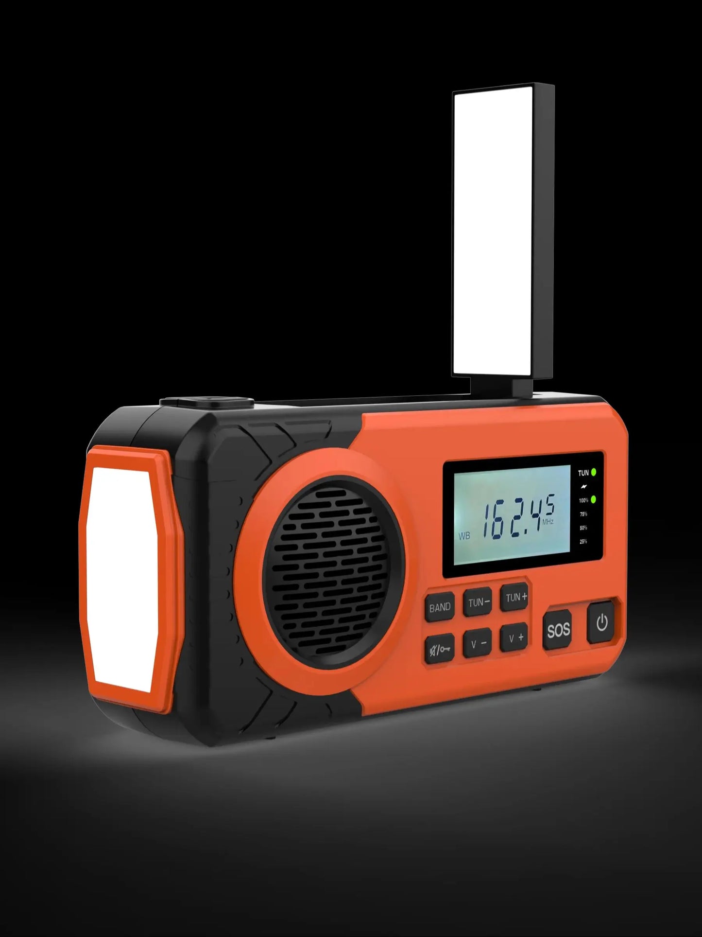 Solar Hand Crank Emergency Weather Radio,SW/AM/FM Portable Radio with 3 LED Flashlight 4000mAh Power Bank Cellphone Charger