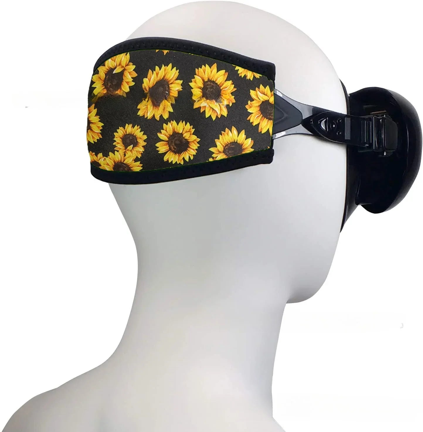 Universal Neoprene Mask Strap Cover - Hair Protection, Double Side Diving Straps for Water Sports