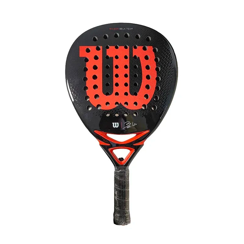 2024 New Professional Padel Paddle Tennis Racket Soft Face Carbon Fiber Soft EVA Face Sports Racquet Outdoors Equipment
