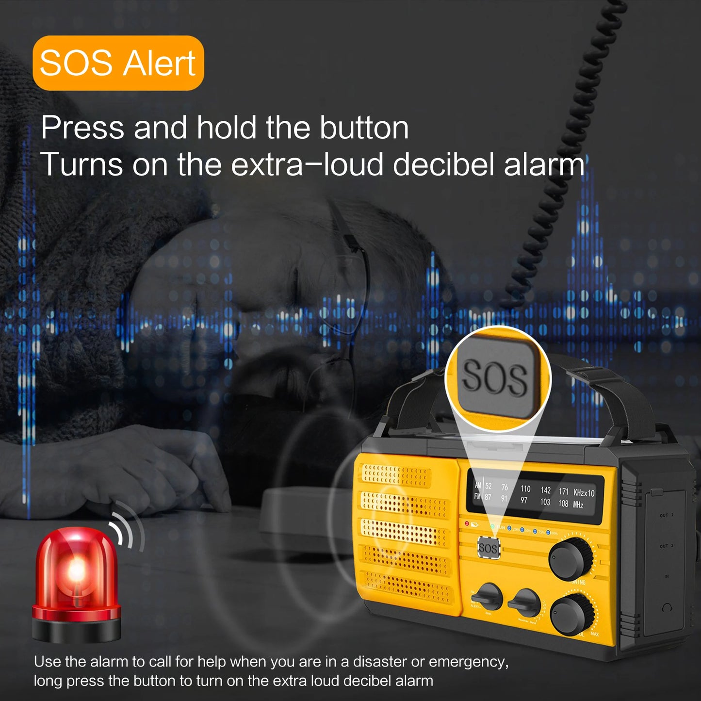 STONEGO Mini Portable Radio Handheld Rechargeable Digital FM USB TF MP3 Player Stonego Speaker Devices Supplies