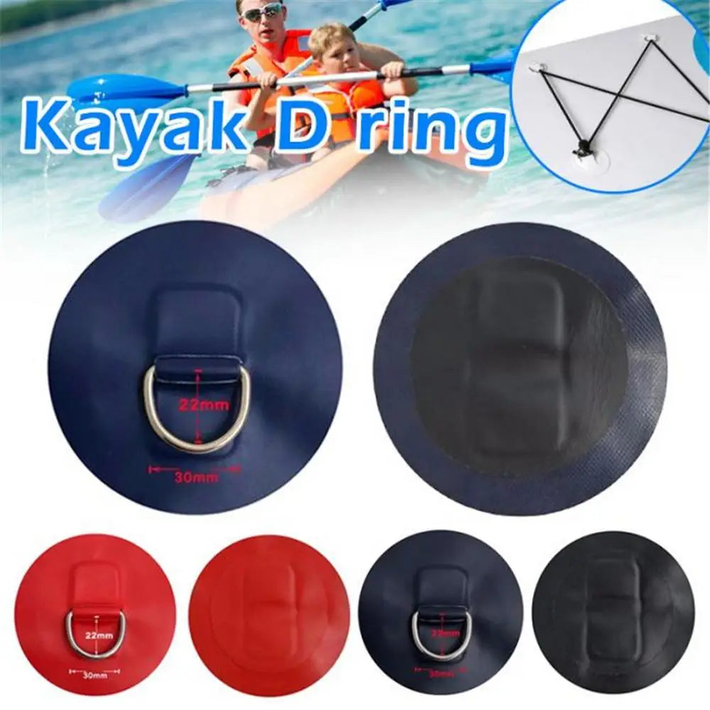 Surfboard Dinghy Boat PVC Patch With Stainless Steel D Ring high quality For Dinghys Kayak Surfboard Paddle Board Accessories