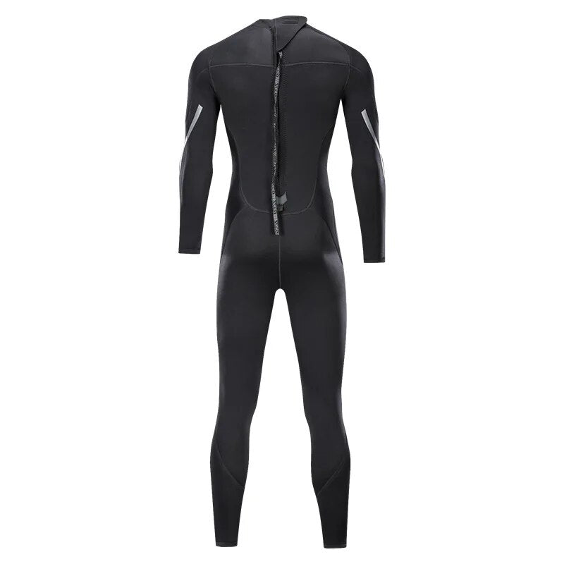 Premium 3MM Neoprene Wetsuit Men One-Piece Suits Keep Warm Surf Scuba Diving Full Suit Swimming Surfing Waterproof Diving Suit