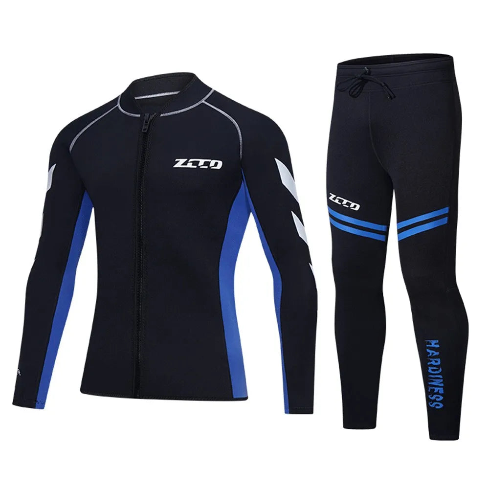 3mm Neopreno Wetsuit Surf Suit Pant Top Surfing Winter Swimwear Kitesurf Scuba Diving Suit Rash Guards Swimsuits Men Women