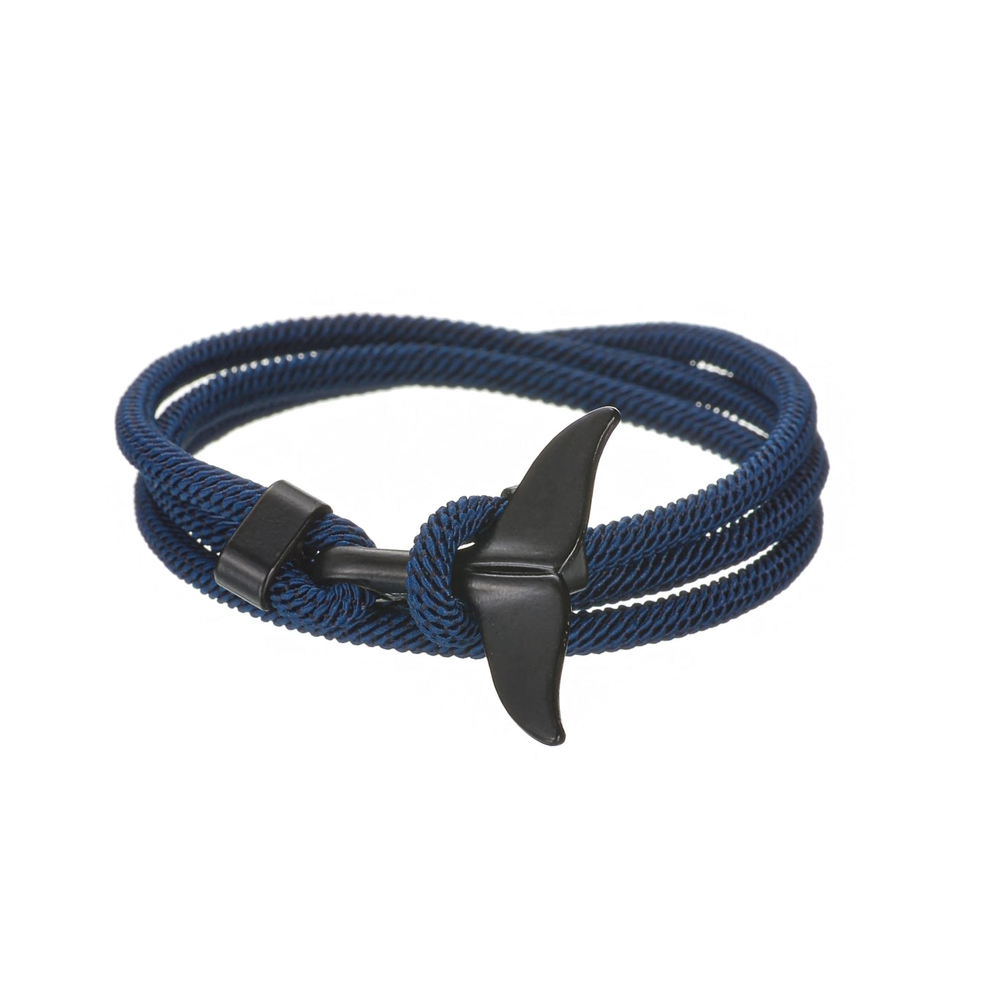 Fishtail Hook Bracelets Men Double Strand Nautical Survival Rope Paracord Bracelet Women Stainless Steel Sport Buckle