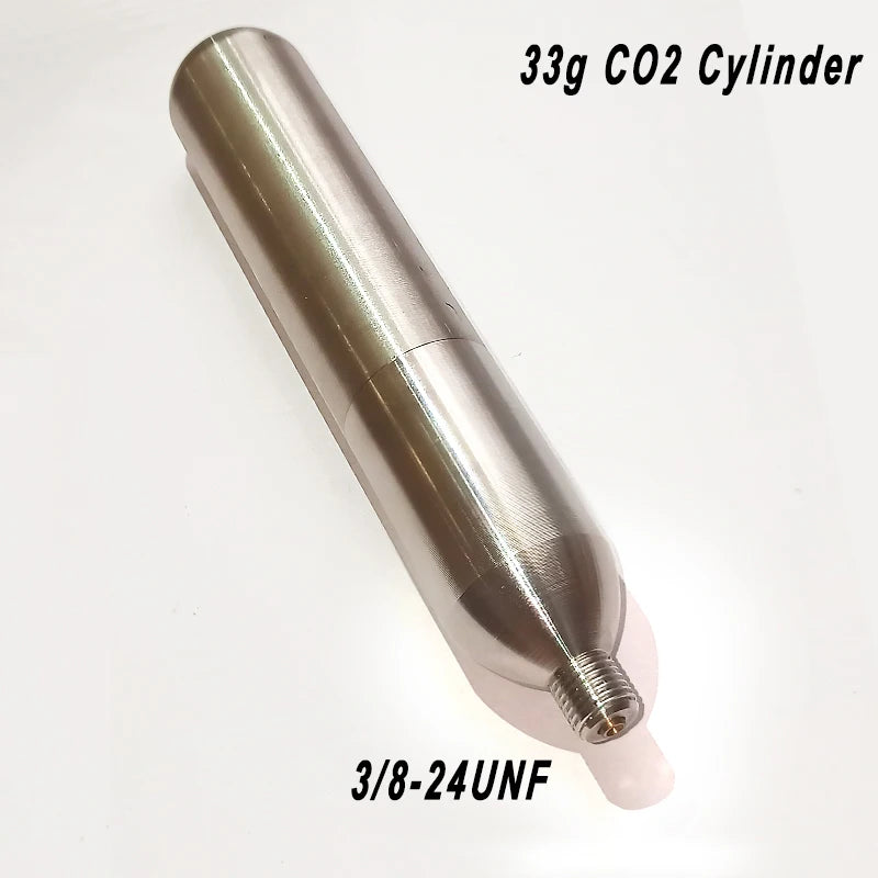 304 Stainless Steel Cylinder 33g CO2 Cartridge Refillable Inflatable Life Vest Scuba Ski Lifesaving Home Sodastream Water Beer