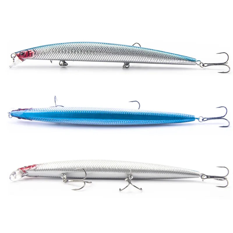 1 Pcs Big Minnow Sea Fishing Lures 18cm 24g Trolling Wobblers Isca Plastic Artificial Hard Bait Crankbait Pesca Fishing Tackle